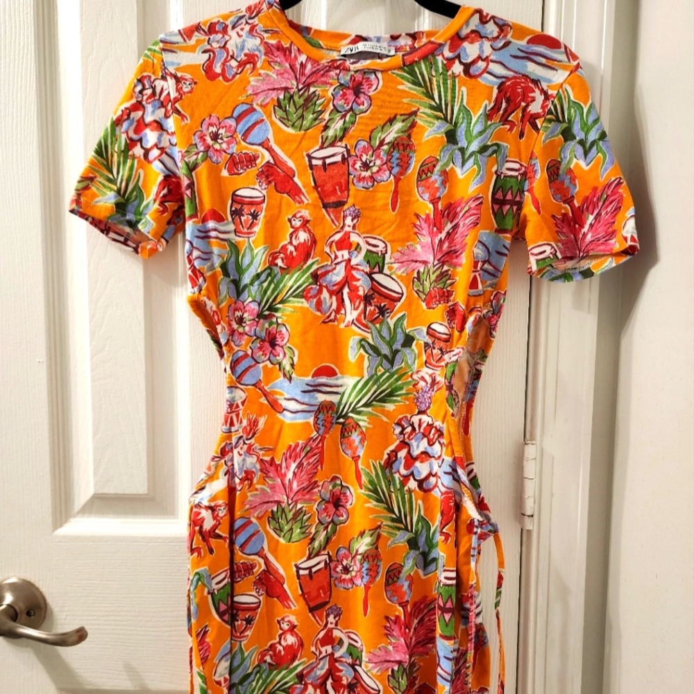 Zara,  XS, Orange
